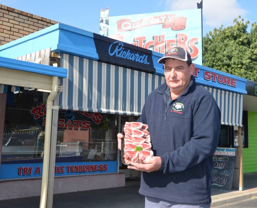 SOUGHT-AFTER: Richards Quality Meats owner Steve Richards, Bordertown, says he has been selling a large volume of lamb this summer after a small decline in 2019.