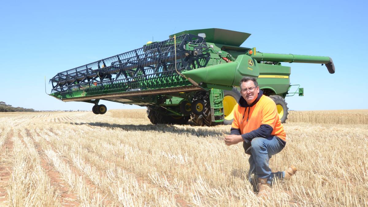 PLAYING POLITICS: Pinnaroo graingrower Corey Blacksell is disappointed agriculture has been used as a "political football" in the GM debate and wants farmers to have the power to decide which crops they grow.