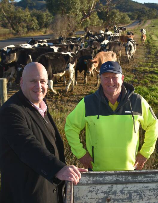 Long lobbied for by the SA dairy industry, Primary Industries Minister David Basham announced funding for livestock underpasses on Friday last week at the Nangkita Hills dairy farm of Michael Connor.