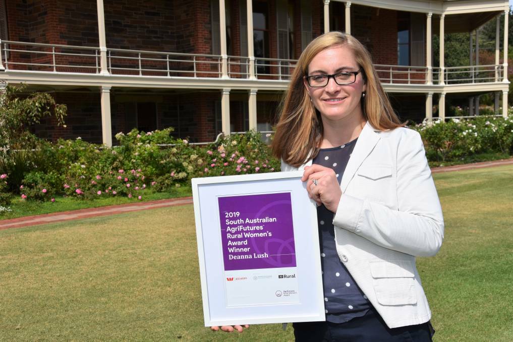 ADVOCATE: 2019 South Australian finalist Deanna Lush strongly encouraged rural women to apply for the 2020 award.