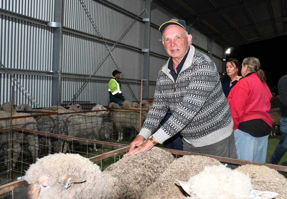 Robert Thiele, Monarto South, was crowned Monarto Hogget Competition winner with his pen of four Glenlea Park-blood ewes.