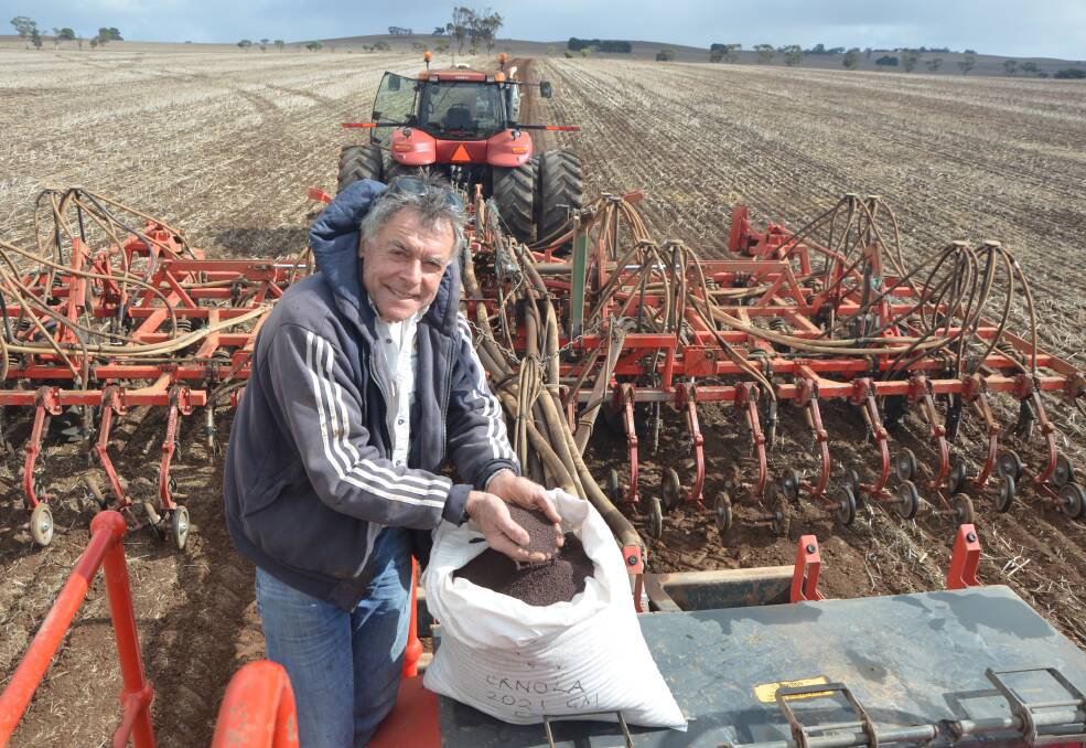 Tarlee's Tony Clarke said assisting with ryegrass control was his main motivation for growing GM canola this season.
