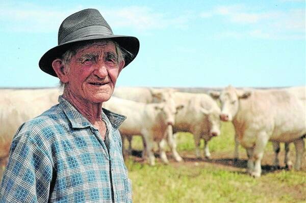 Arthur has been breeding Charolais cattle for more than 40 years, sticking with them through thick and thin. He runs 160 cows and four bulls, and sells at Dubiln, often topping the market.