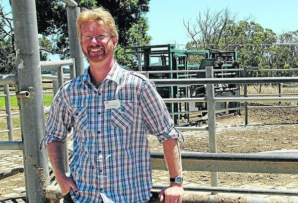 SAMPLE SCORE: Willunga Vet Services veterinarian Simon Edwards said age was a big influence on dairy herd fertility. He headed a project on the Fleurieu Peninsula examining the fertility of four sample dairy herds.