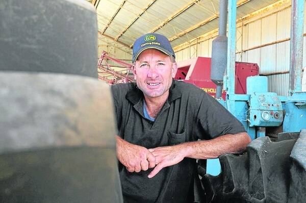 POSITIVE OUTLOOK: Callington farmer Mark Jaensch says he is feeling pretty good about the economic outlook for the coming season.