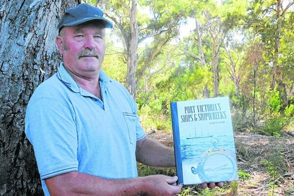 MAKING WAVES: Stuart Moody has been fascinated by Port Victoria's maritime history since he was a young boy. He book-ended his passion by authoring Port Victoria's Ships and Shipwrecks.