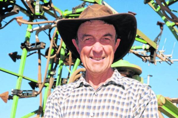 BEAUTIFUL DIRT: John Schwarz, Taplan, has been an organic broadacre farmer since 1998. 