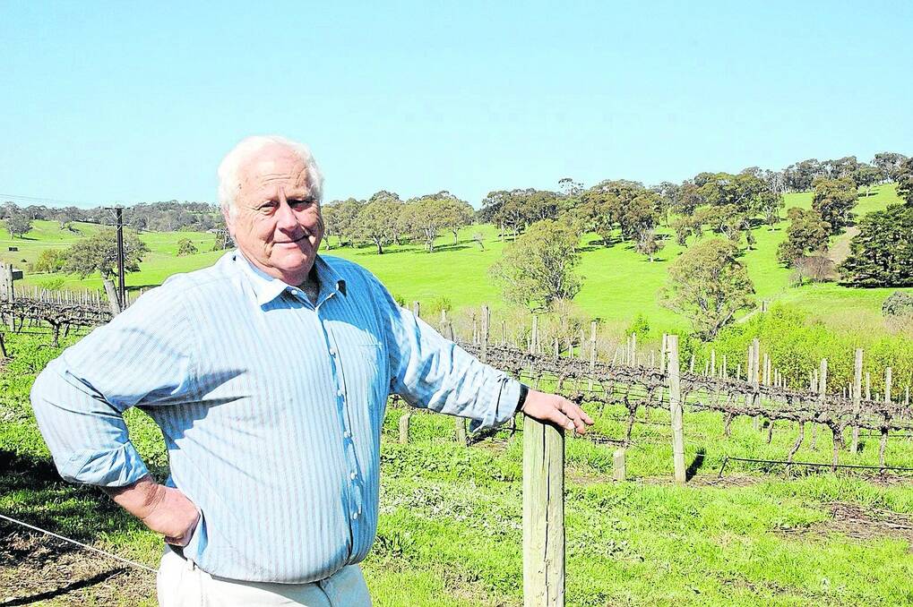 FINE WINE: John Struik started his Bendbrook wine brand in 1997, and began selling small amounts of processed beef run on the property a few years later.