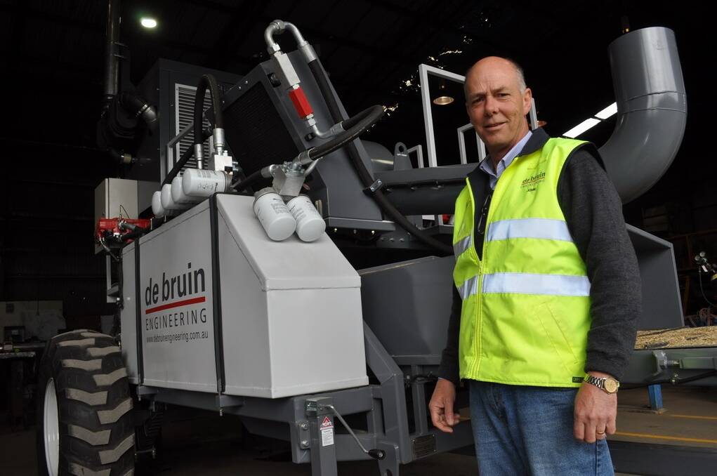IMPROVED DESIGN: Mount Gambier's De Bruin Engineering will send the first of its improved Harrington Seed Destructors to a property near Northam in WA this week.