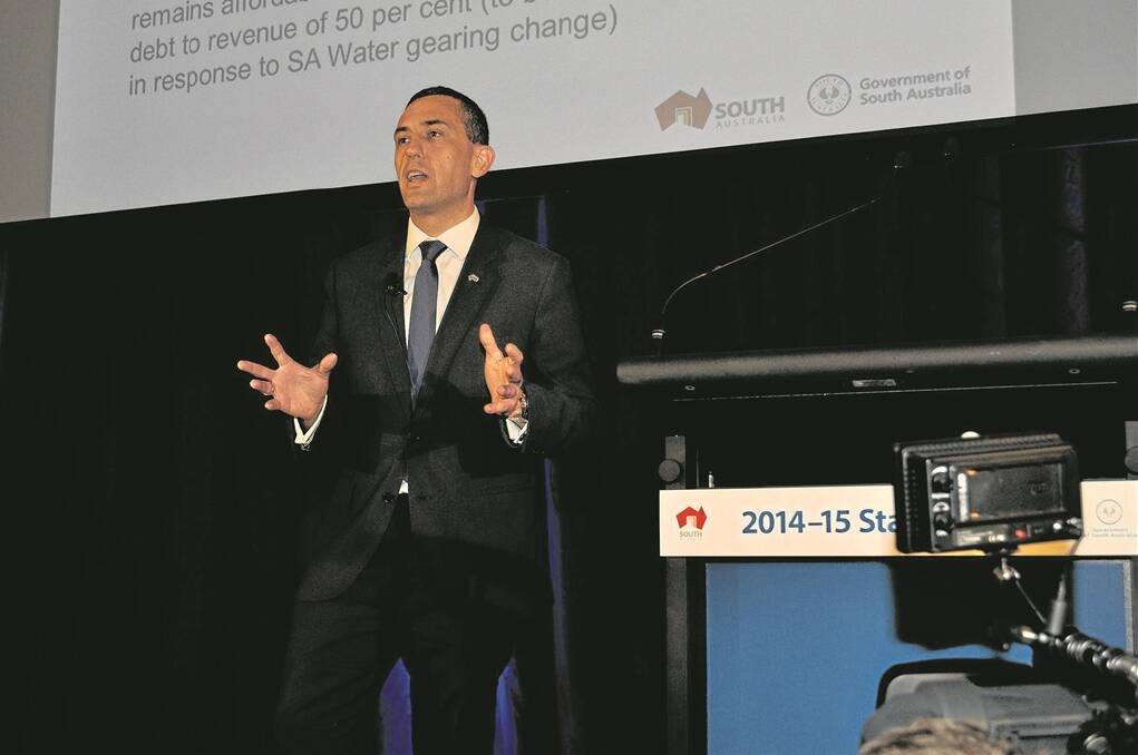 <strong>NO REGRETS:</strong> During the recent budget launch, Treasurer Tom Koutsantonis said he made no apologies for the push for mining developments.