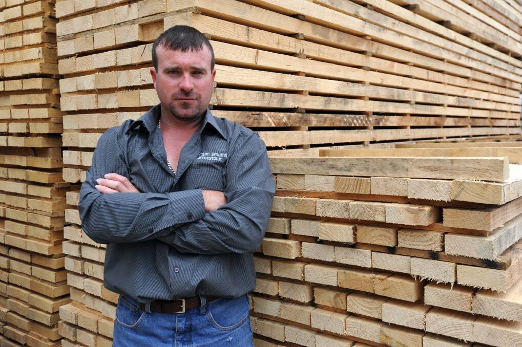 Mid North community members are pushing for the replanting of northern forests to sustain Jamestown's largest employer, Morgan Sawmill, run by Luke Morgan.