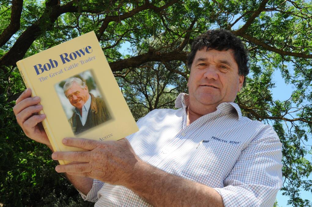 Simon Rowe, Princess Royal Station, Burra with the recently released book on his father Bob who built Australia’s largest private livestock trading business. Bob was a driving force in T&R Pastoral’s meat processing success and in later years built a major agricultural operation.
