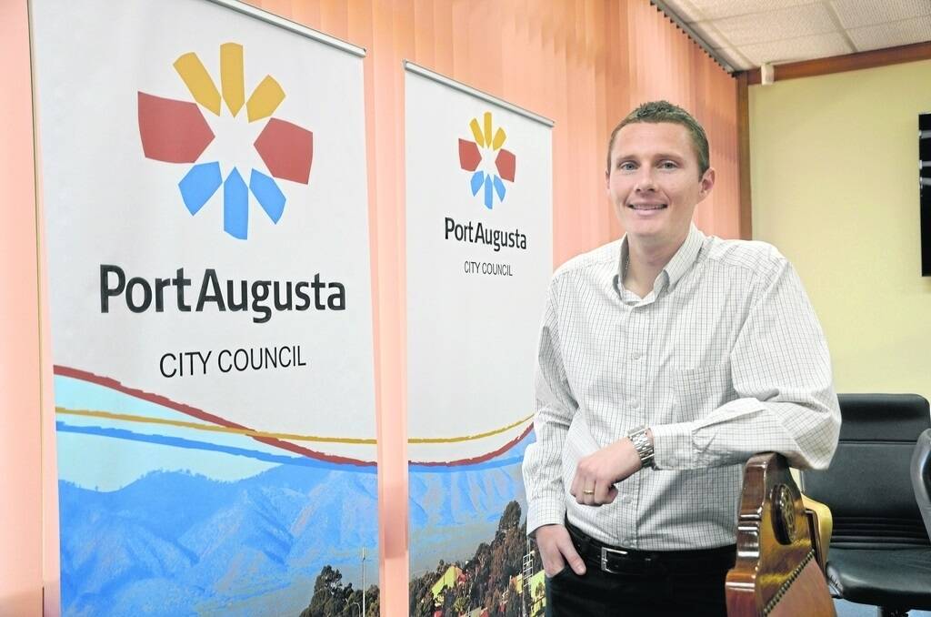EXCITING TIMES (right): Port Augusta mayor Sam Johnson says there are plenty of exciting projects happening in the city.