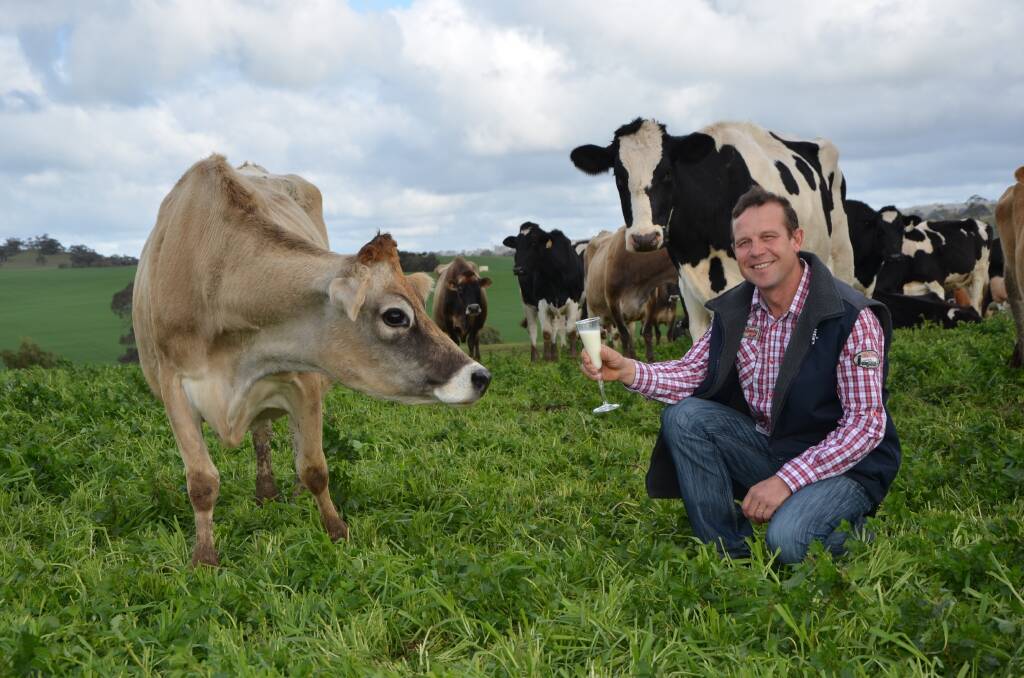 Moculta dairyfarmer Andrew Koch is one of six Barossa Valley and Mid North producers supplying milk direct to Woolworths for the Farmers' Own brand.