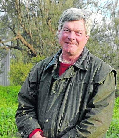 Angus McTaggart (inset) likes Merinos and the wool industry, but says smaller returns from a very labour-intensive operation made the switch to White Dorpers necessary.