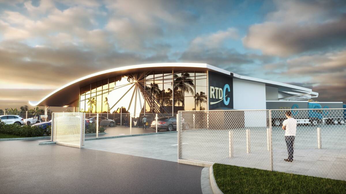 An artist impression of the planned Cairns Regional Trade Distribution Centre.