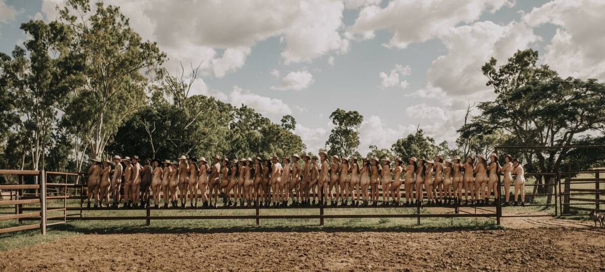 Forty-five cheeky students dared to bare all. Photo: Kacey Maree Photography.