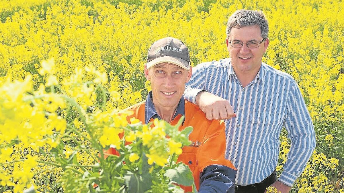 POSITIONS VACANT: Bulla Burra owner Robin Schaefer said agriculture generally has a reasonably large staff turnover but they were fortunate to not have that issue. Pictured with joint owner John Gladigau.