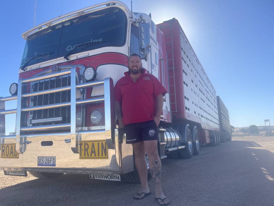 Woodtrans owner Shaun Wood, Murray Bridge, spends his working week on the road before returning home to his wife and children. Picture by Kiara Stacey
