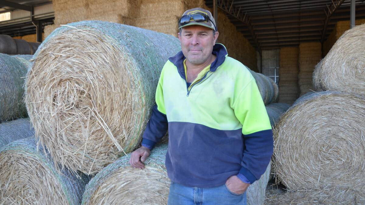 CHANGING CONDITIONS: Long-time hay producer Gavin Schuster, Freeling, says in the past six months he has seen huge extremes in hay demand.