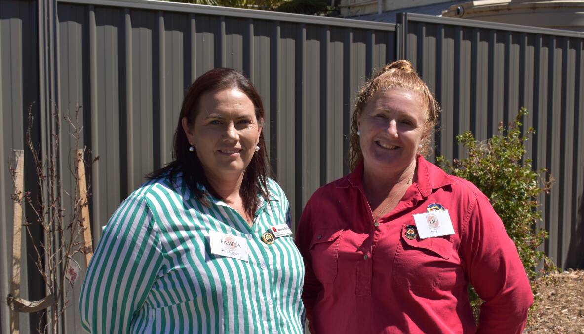  ICPA Port Augusta branch representative Pamela Cuffe and Eyre branch member Di Thomas who is hopeful the process for relief bus drivers will be reviewed. Picture by Kiara Stacey