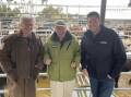 Agent chat: Farmer Colin Chapman, Meadows was catching up with FPAG stock agent Brian Eiseman, and FPAG's Michael Quirk before the Strathalbyn market got underway.
