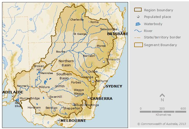 The Murray-Darling Basin covers one million square kilometres of south-eastern Australia, across NSW, Queensland, South Australia, Victoria and the ACT.