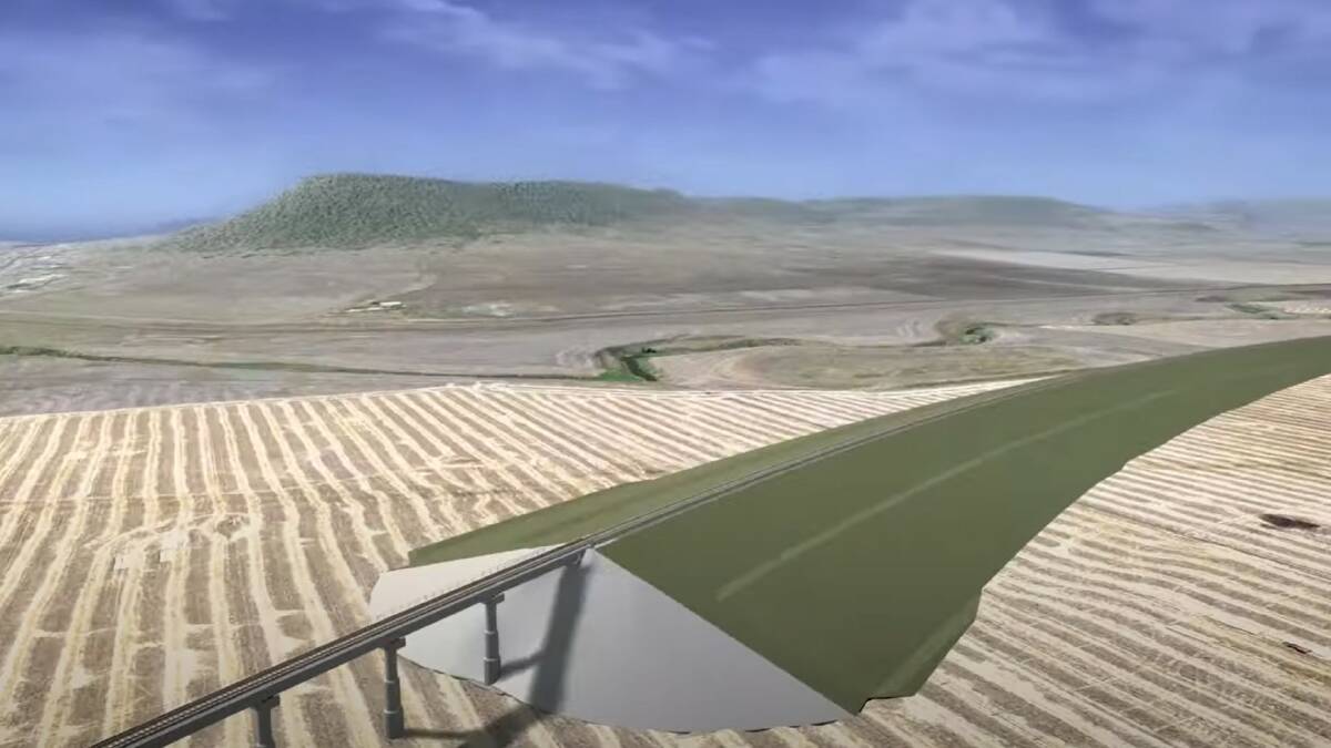 ARTC's vision for Tim Durre's Charlton irrigation farm.