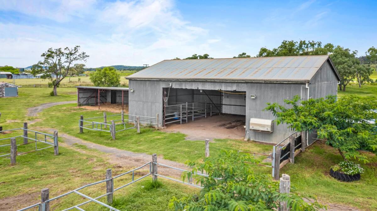 The 18x12m main shed has six stables and is equipped with LED high bay lights. Picture supplied