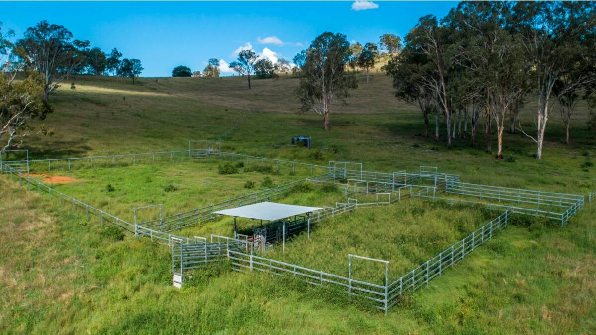 Infrastructure on South Kipper includes a set of cattle yards.