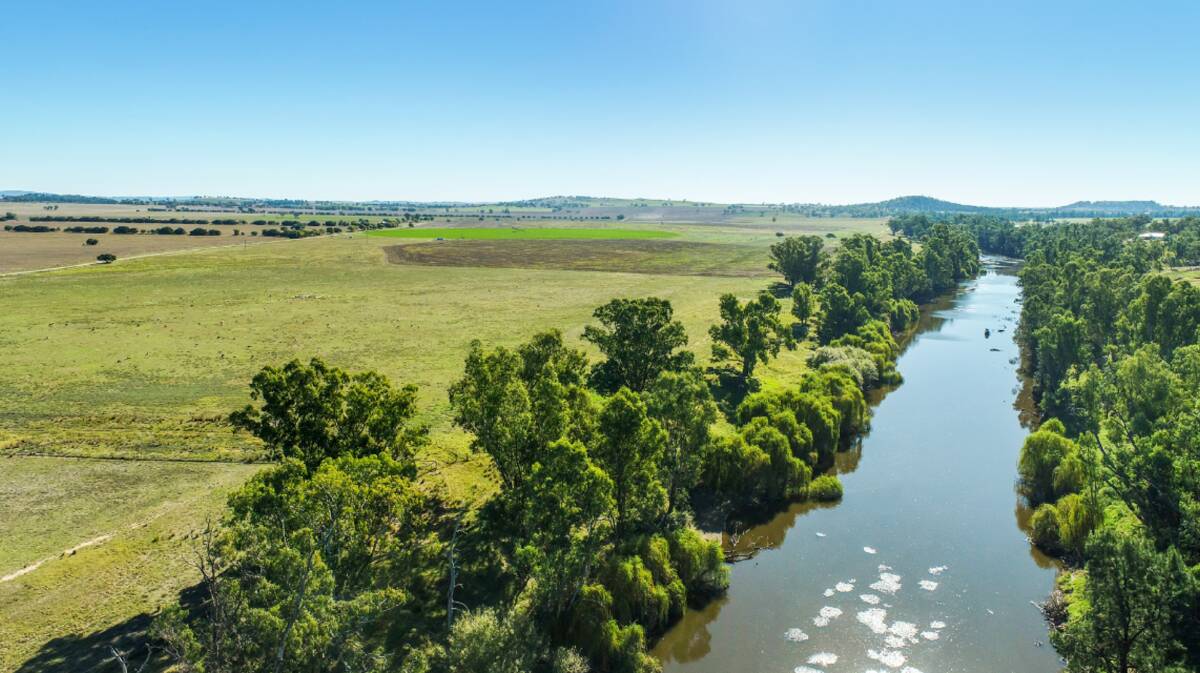 Maybrook has a stunning 6km frontage to the Macquarie River. Picture supplied