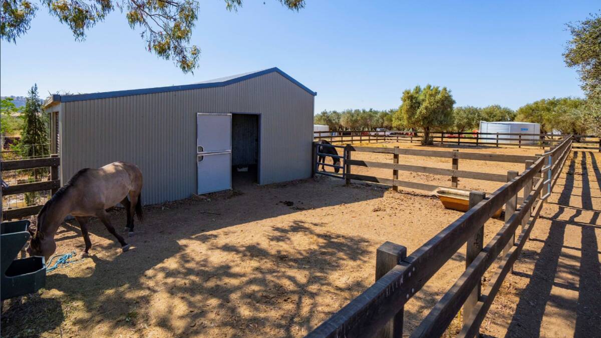 The property also features a horse complex. Picture supplied