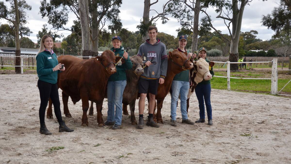 PREPARATION TIME: Urrbrae Agricultural High School teacher Ashlee McEvoy and students Sarah Pearce, Dylan Caire, Cam Lemmers and Charlotte Poker. 