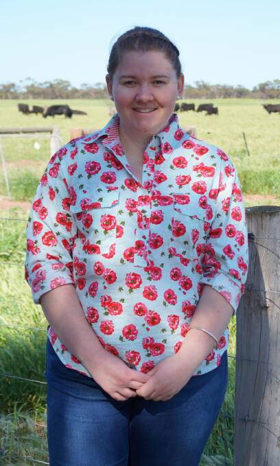 MAKING A SPLASH: Farrah Preston is working with Teys Australia to develop a pre-slaughter washing protocol to ensure not only the cleanliness of the cattle, but also good animal welfare and meat quality.