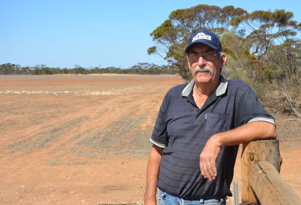 Federal Resources Minister Keith Pitt (not pictured) intends to declare the Napandee site owned by Jeff Baldock (pictured) as the proposed site for the National Radioactive Waste Management Facility.