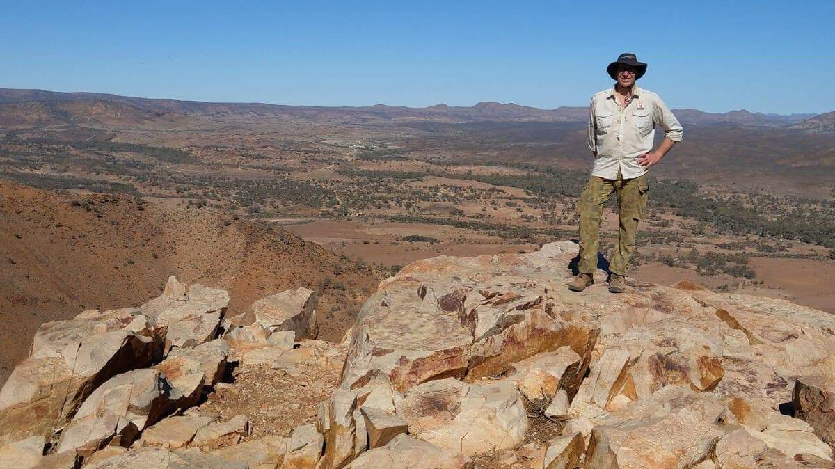 OPERATION FLINDERS: Michael Bagshaw on the Operation Flinders trek earlier this year. The organisation assists at-risk youth, with some program participants invited to be peer group mentors.