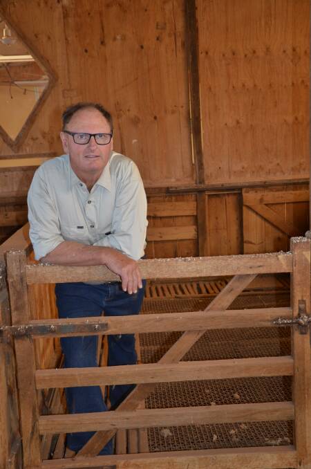 PROUD PASTORALIST: Bruce Nutt, in the Pandurra woolshed, has lived on Pandurra station since the 1970s, and loves pastoral life.