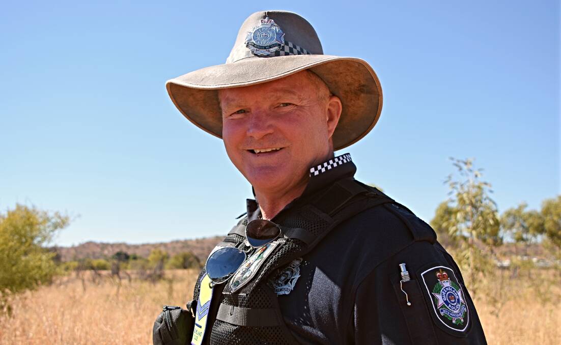 NEW ADVENTURES: Well-liked cop Des Hansson said he will miss the mates he has made in the small outback community. Picture: Lydia Lynch. 